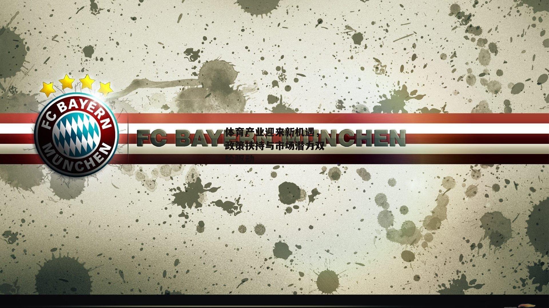 体育产业迎来新机遇，政策扶持与市场潜力双轮驱动